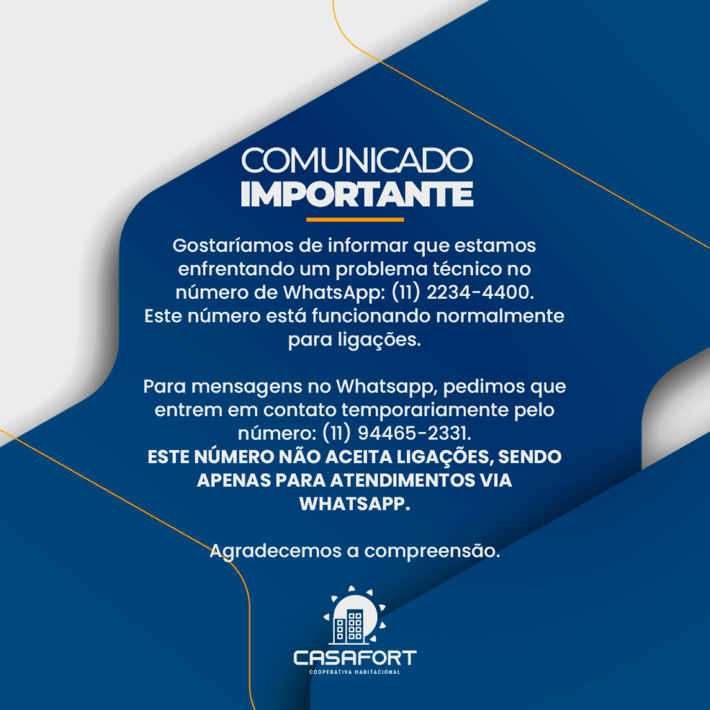 Comunicado Instabilidade Blip